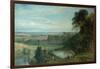 Landscape with Castle and River and Chepstow Castle, 1862-Henry Dawson-Framed Giclee Print