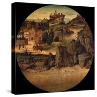 Landscape with Castles, Late 15th C-Bartolomeo Montagna-Stretched Canvas