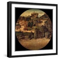 Landscape with Castles, Late 15th C-Bartolomeo Montagna-Framed Giclee Print