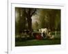 Landscape with Cattle and Sheep, 1852-8-Constant-emile Troyon-Framed Giclee Print