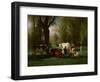 Landscape with Cattle and Sheep, 1852-8-Constant-emile Troyon-Framed Giclee Print