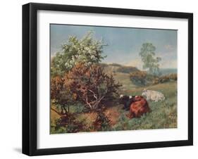 Landscape with Cattle (In the Nower, Dorking), c1899-Charles Collins-Framed Giclee Print