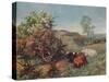 Landscape with Cattle (In the Nower, Dorking), c1899-Charles Collins-Stretched Canvas