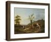 Landscape with Cattle Near Darthuizen-Hendrik Stokvisch-Framed Art Print