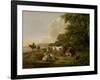 Landscape with Cattle-Pieter Gerardus van Os-Framed Art Print
