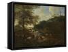 Landscape with Cattle-Adam Pijnacker-Framed Stretched Canvas