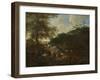 Landscape with Cattle-Adam Pijnacker-Framed Art Print