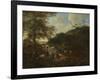 Landscape with Cattle-Adam Pijnacker-Framed Art Print