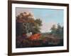 Landscape with Cattle-William Collins-Framed Giclee Print