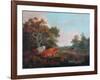 Landscape with Cattle-William Collins-Framed Giclee Print