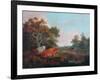 Landscape with Cattle-William Collins-Framed Giclee Print