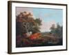 Landscape with Cattle-William Collins-Framed Giclee Print