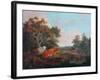 Landscape with Cattle-William Collins-Framed Giclee Print