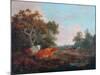 Landscape with Cattle-William Collins-Mounted Giclee Print