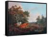 Landscape with Cattle-William Collins-Framed Stretched Canvas