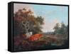 Landscape with Cattle-William Collins-Framed Stretched Canvas