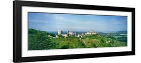 Landscape with Chateau Gailard in background, Les Andelys, Normandy, France-null-Framed Photographic Print