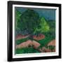 Landscape with Chestnut Tree, 1913-Ernst Ludwig Kirchner-Framed Giclee Print