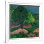 Landscape with Chestnut Tree, 1913-Ernst Ludwig Kirchner-Framed Giclee Print