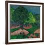 Landscape with Chestnut Tree, 1913-Ernst Ludwig Kirchner-Framed Giclee Print