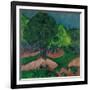 Landscape with Chestnut Tree, 1913-Ernst Ludwig Kirchner-Framed Giclee Print