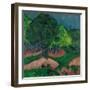 Landscape with Chestnut Tree, 1913-Ernst Ludwig Kirchner-Framed Giclee Print