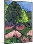 Landscape with Chestnut Tree-Ernst Ludwig Kirchner-Mounted Giclee Print