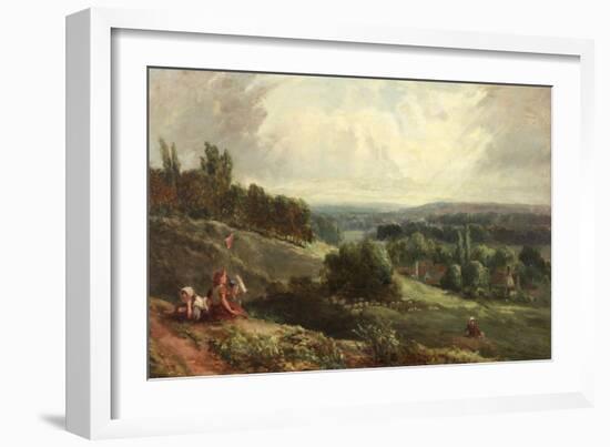 Landscape with Children-Samuel Bough-Framed Giclee Print