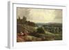 Landscape with Children-Samuel Bough-Framed Giclee Print