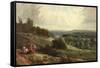 Landscape with Children-Samuel Bough-Framed Stretched Canvas