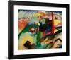 Landscape with Chimneys, 1910-Wassily Kandinsky-Framed Giclee Print