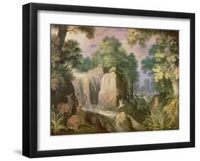 Landscape with Cliffs-Roelandt Jacobsz Savery-Framed Giclee Print