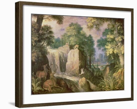 Landscape with Cliffs-Roelandt Jacobsz Savery-Framed Giclee Print