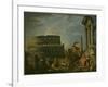 Landscape With Colosseum-Giovanni Paolo Pannini-Framed Giclee Print