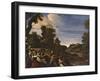 Landscape with Concert (Rustic Concert)-il Guercino-Framed Giclee Print