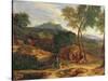 Landscape with Conopion Carrying the Ashes of Phocion-Jean-François Millet-Stretched Canvas
