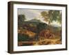 Landscape with Conopion Carrying the Ashes of Phocion-Jean-François Millet-Framed Giclee Print
