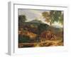 Landscape with Conopion Carrying the Ashes of Phocion-Jean-François Millet-Framed Giclee Print