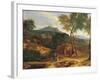 Landscape with Conopion Carrying the Ashes of Phocion-Jean-François Millet-Framed Giclee Print