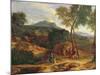 Landscape with Conopion Carrying the Ashes of Phocion-Jean-François Millet-Mounted Giclee Print