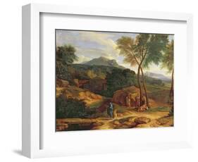 Landscape with Conopion Carrying the Ashes of Phocion-Jean-François Millet-Framed Giclee Print