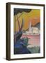 Landscape with Contrasting Tree Forms, II,-Viking Eggeling-Framed Giclee Print