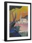 Landscape with Contrasting Tree Forms, II,-Viking Eggeling-Framed Giclee Print