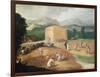 Landscape with Corn Threshers-Niccolo dell' Abate-Framed Giclee Print