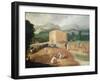 Landscape with Corn Threshers-Niccolo dell' Abate-Framed Giclee Print