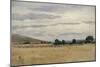 Landscape with Cornfield (W/C on Paper)-John Absolon-Mounted Giclee Print