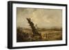 Landscape with Cornfield-John Linnell-Framed Giclee Print