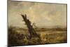 Landscape with Cornfield-John Linnell-Mounted Giclee Print