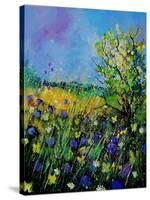 Landscape With Cornflowers 459060-Pol Ledent-Stretched Canvas