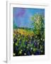 Landscape With Cornflowers 459060-Pol Ledent-Framed Art Print